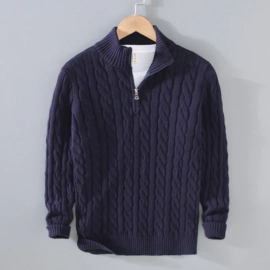 Shaun | Timeless Zip-up Sweater