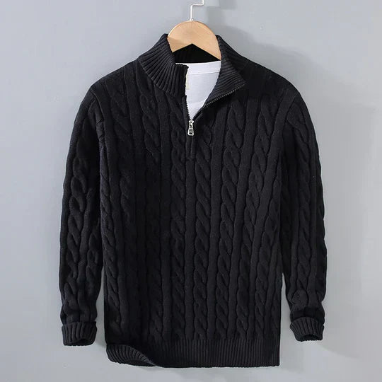 Shaun | Timeless Zip-up Sweater