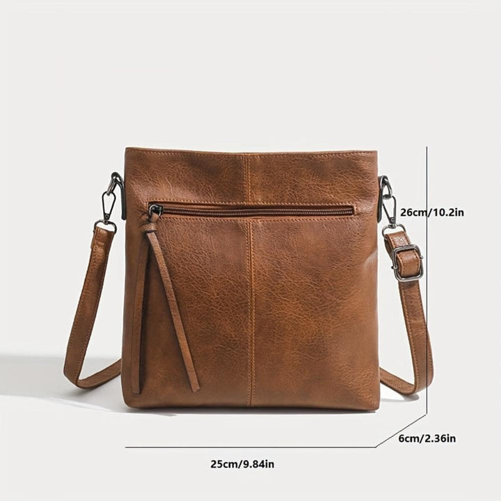 Lena Retro Square Crossbody Bag