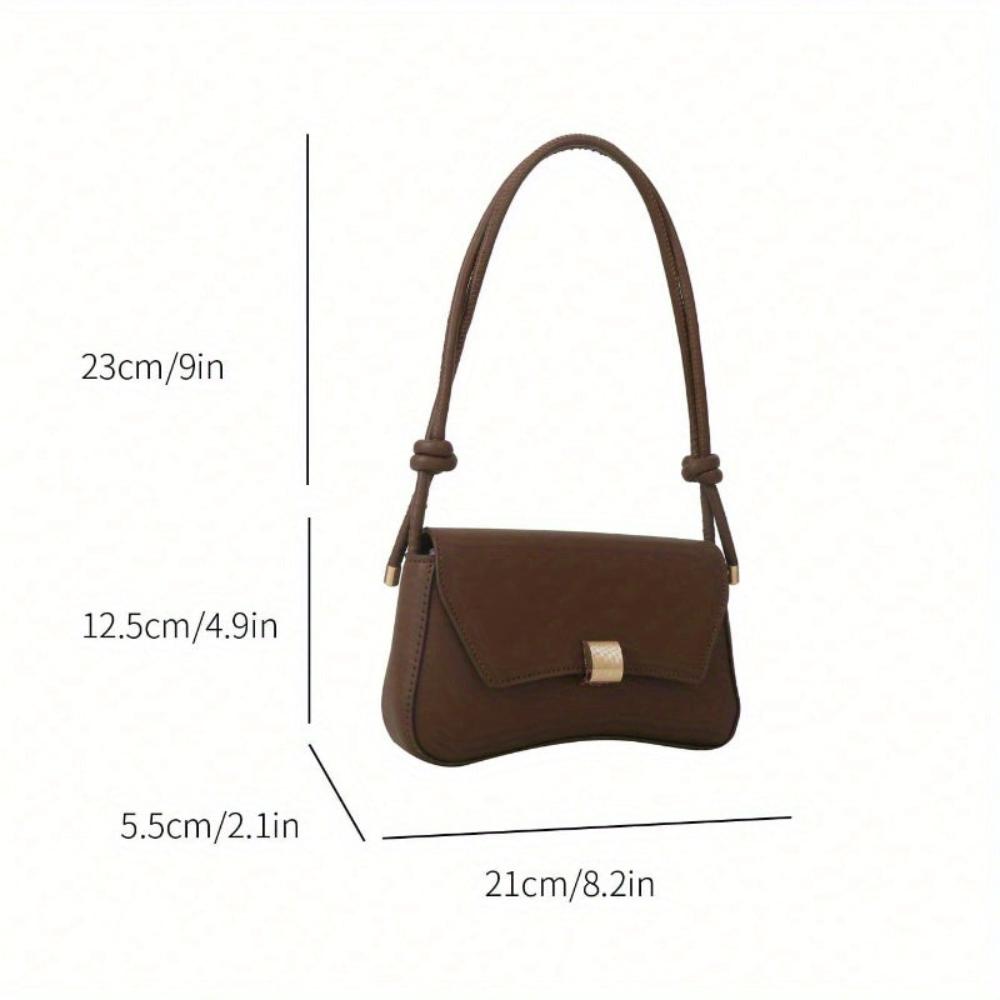 Daphne retro shoulder bag with flap