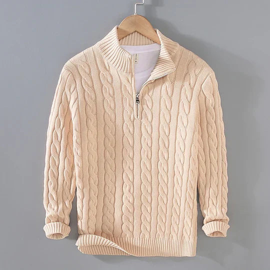 Shaun | Timeless Zip-up Sweater