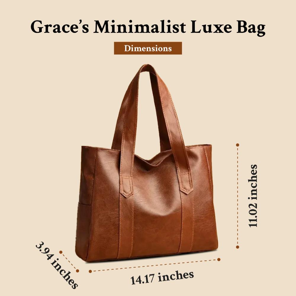 Graces minimalist luxury | Soft shoulder bag