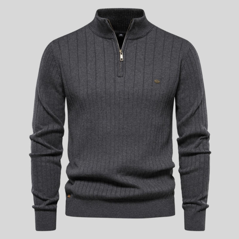 Callum | Elegant Ribbed Sweater