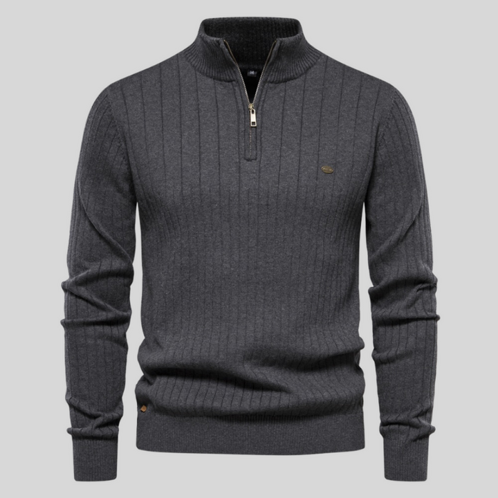 Callum | Elegant Ribbed Sweater