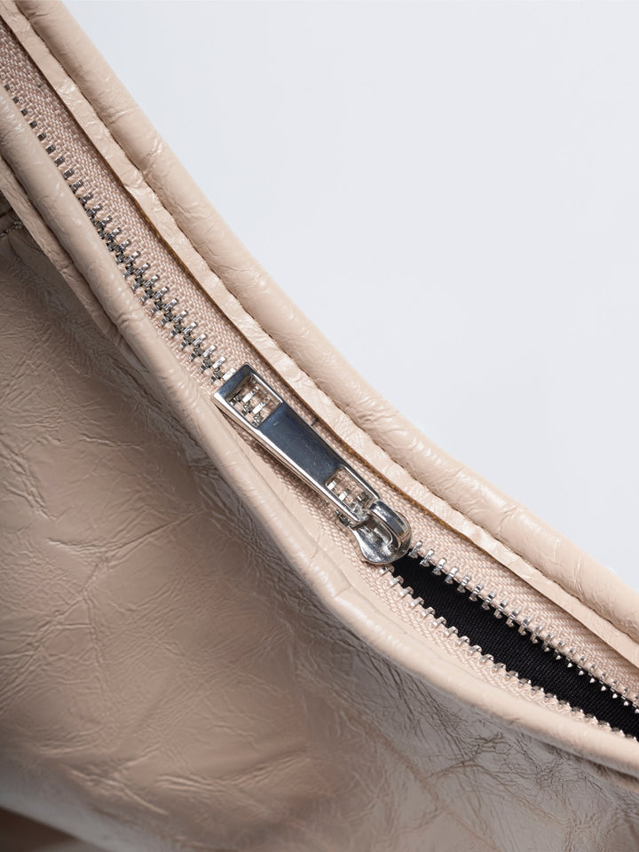 Scarlett Distressed Leather Tote - Zipper Version