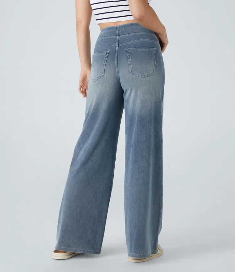 Hazel™ Stretch Palazzo Jeans