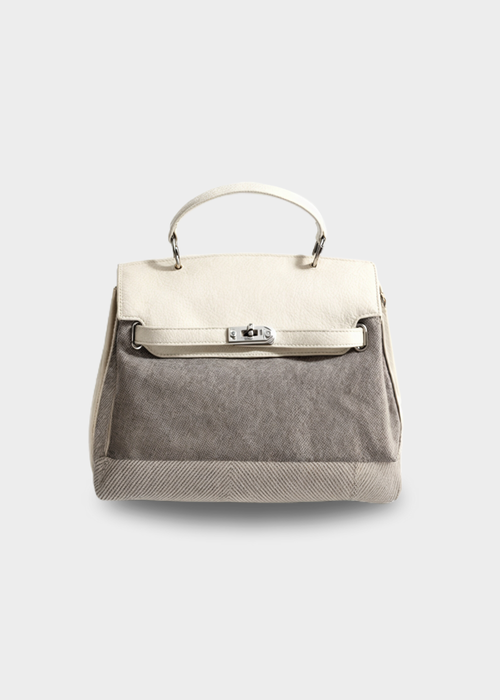 Emilia Cowhide Canvas Bag