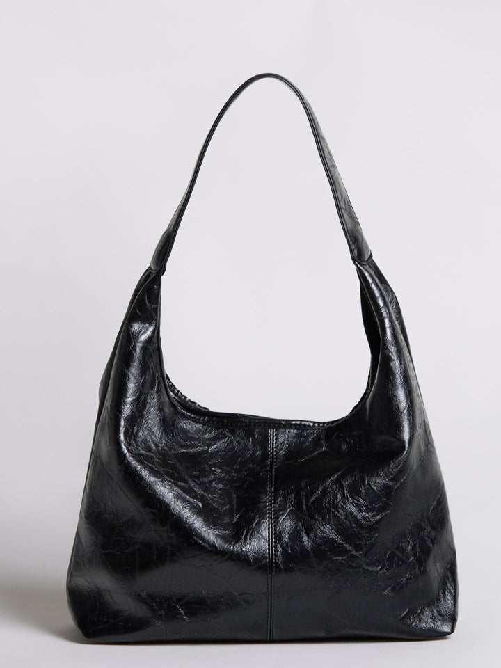 Scarlett Distressed Leather Tote - Zipper Version