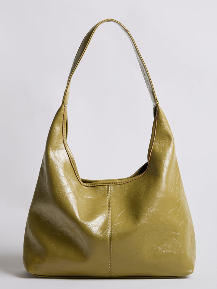 Scarlett Distressed Leather Tote - Zipper Version