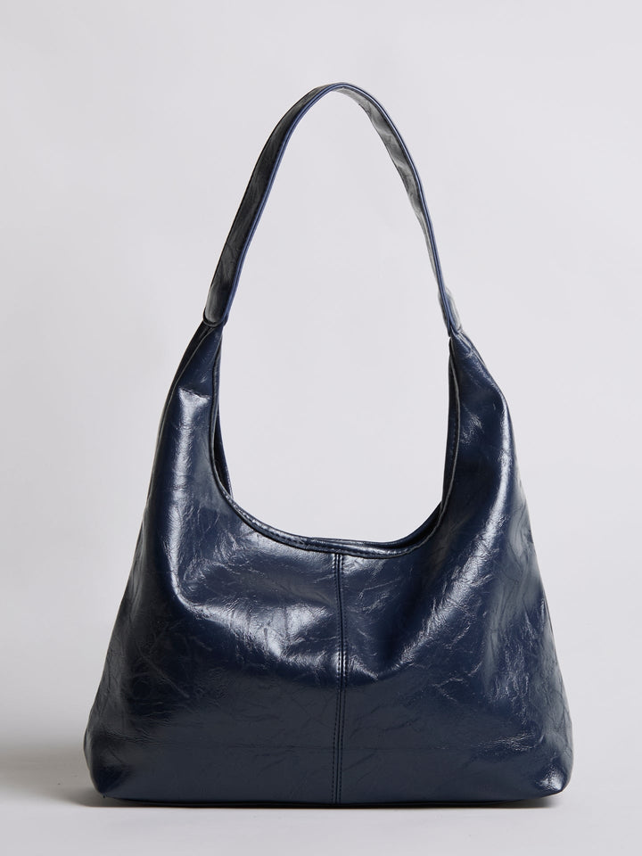 Scarlett Distressed Leather Tote - Zipper Version