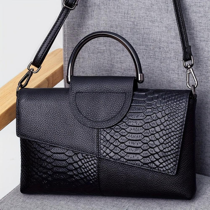 Celeste Croc-Embossed Luxury Bag