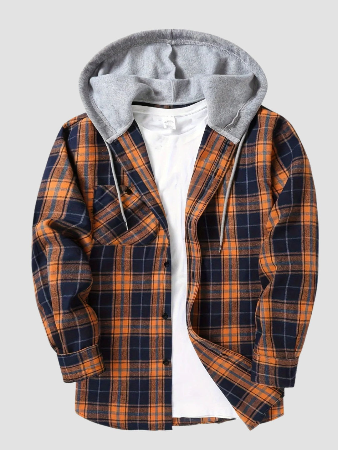 EDWARD | HOODED PLAID JACKET