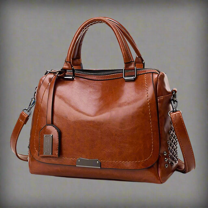 Aurelius™ Luxury Leather Bag with Studs