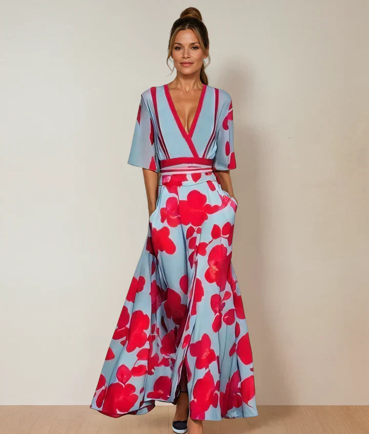 ANDRINA™ | ELEGANTE JURK MET MOUWEN
