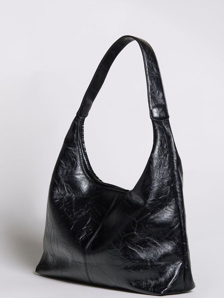 Scarlett Distressed Leather Tote - Zipper Version