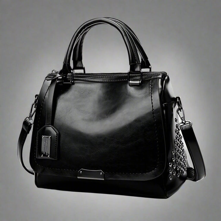 Aurelius™ Luxury Leather Bag with Studs