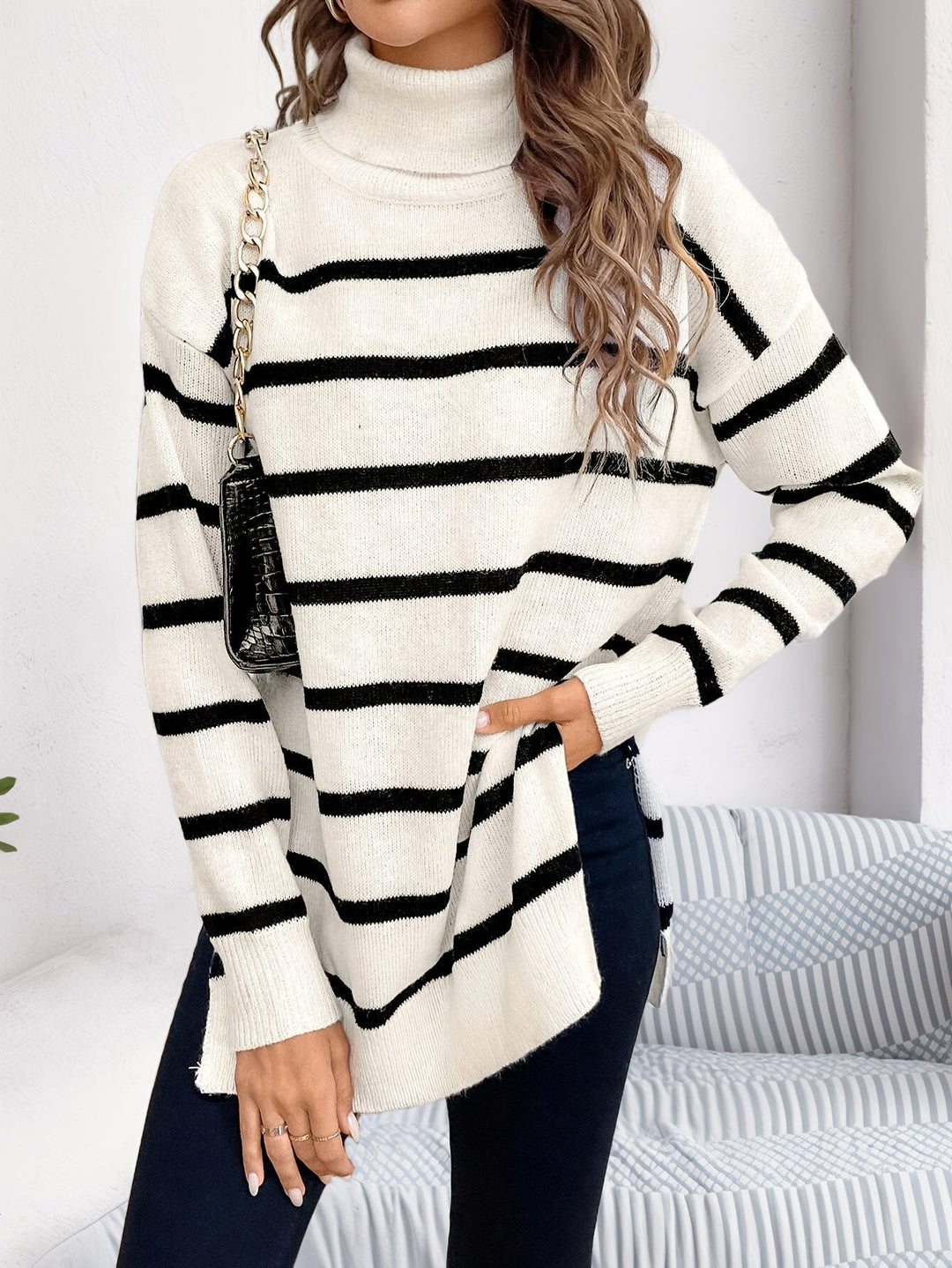 Maya® Striped Sweater