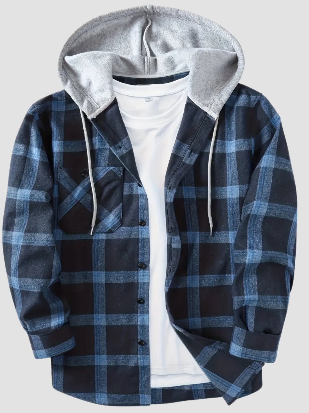 EDWARD | HOODED PLAID JACKET