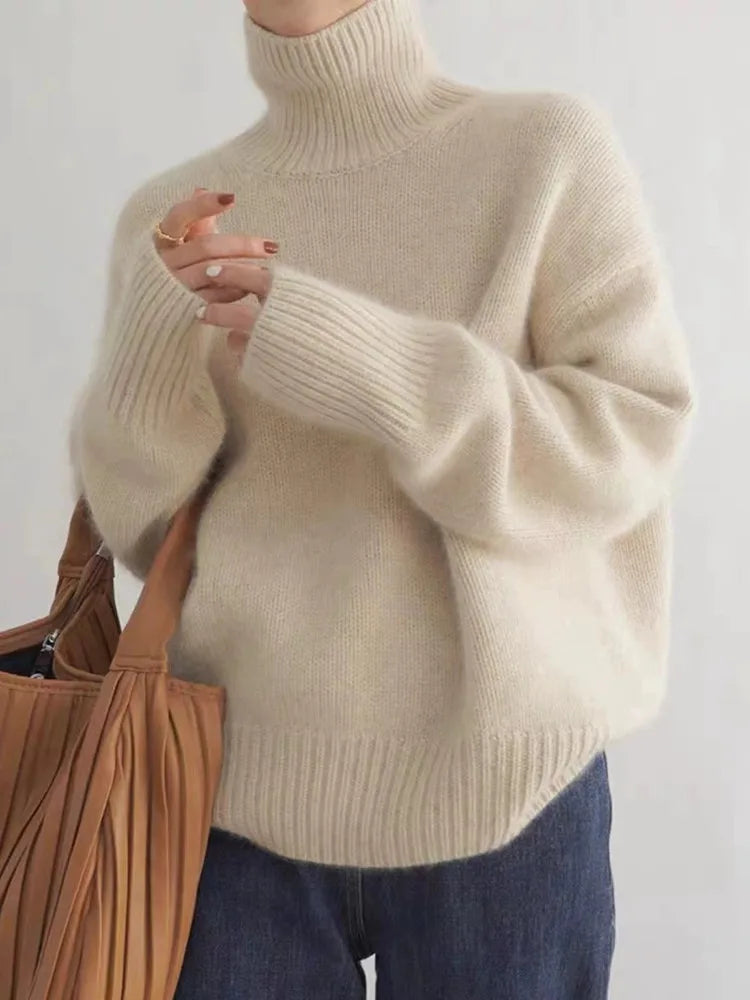 LENA™ | COMFORTABLE, KNITTED, SOFT TURTLENECK SWEATER