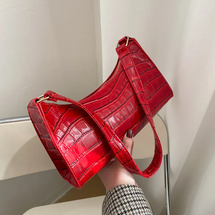 Aurelius™ Shiny Leather Bag