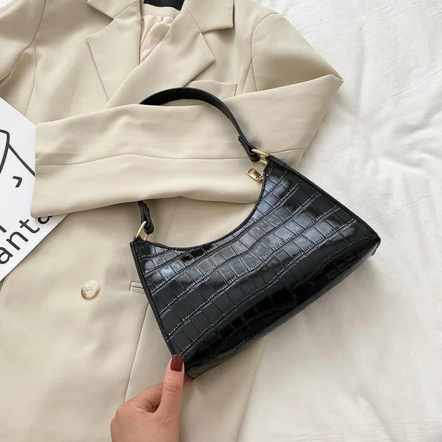 Aurelius™ Shiny Leather Bag