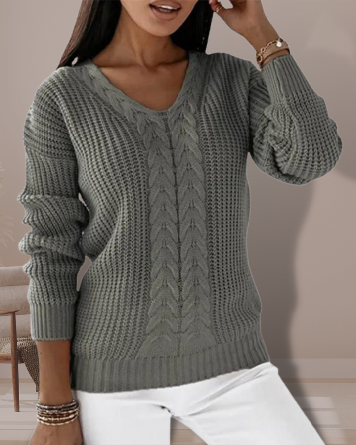 LINSIE™ | ELEGANT V-NECK SWEATER