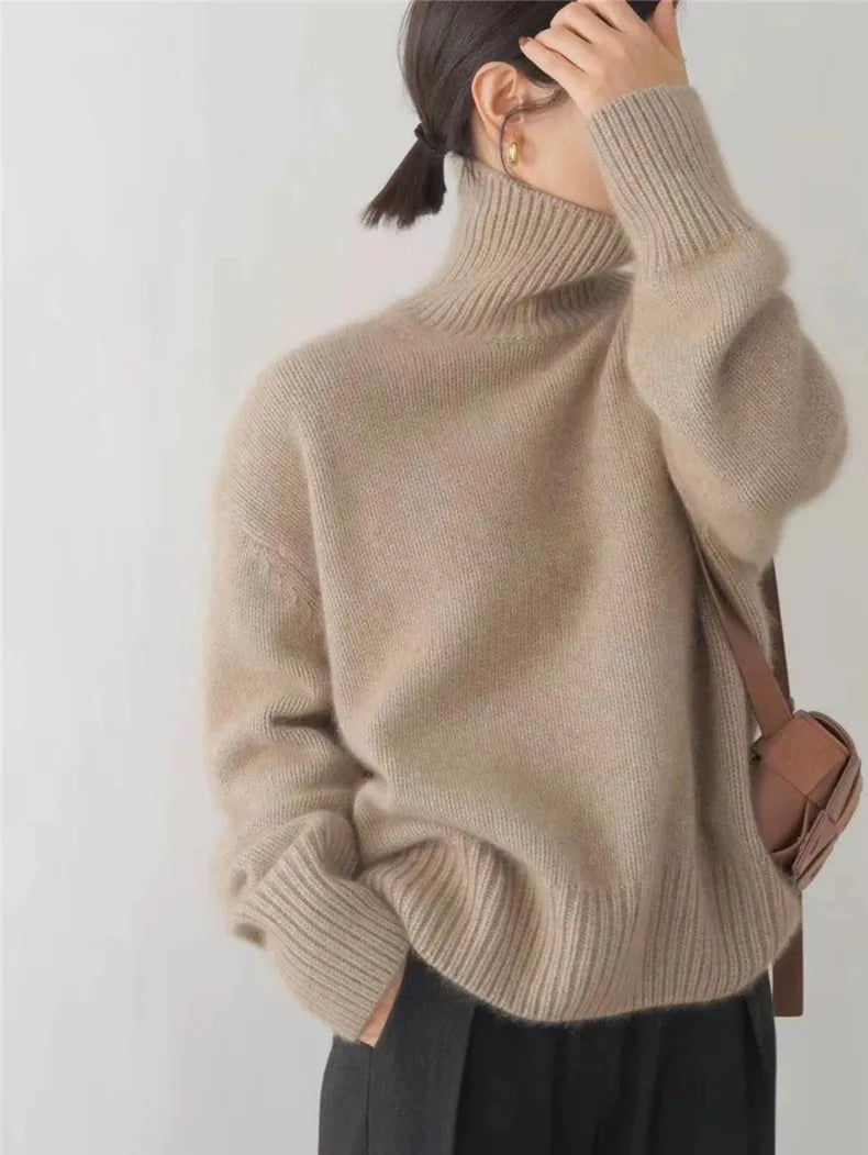 LENA™ | COMFORTABLE, KNITTED, SOFT TURTLENECK SWEATER