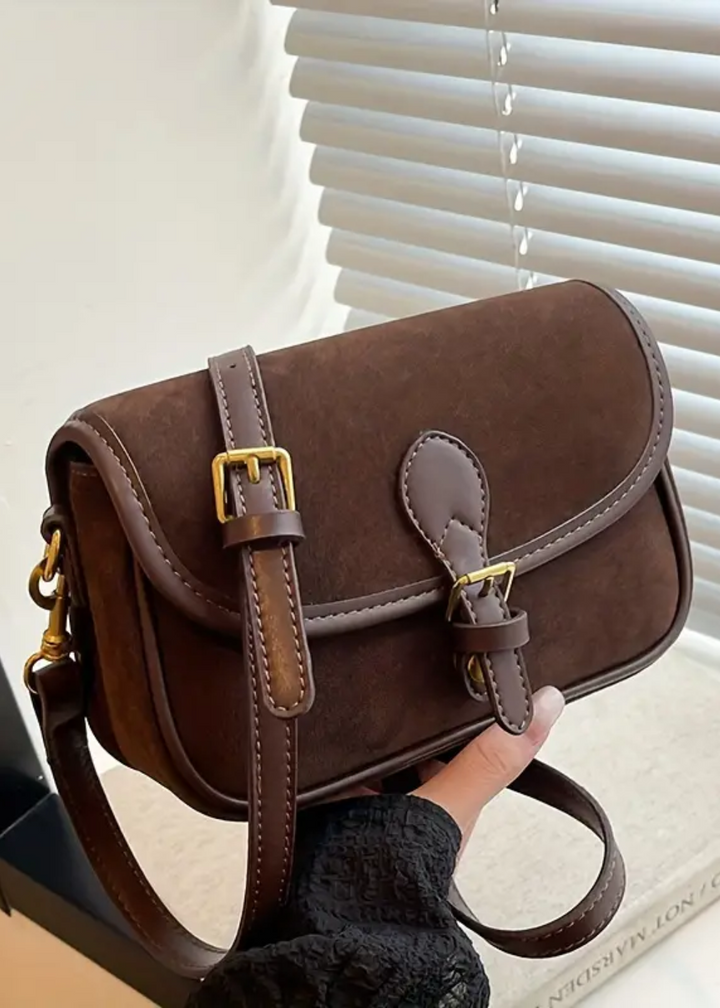 Lyra Suede Crossbody PM