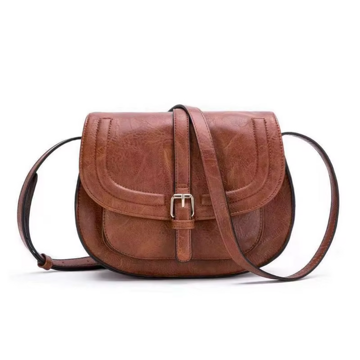 Evelyn Classic Saddle Crossbody Bag