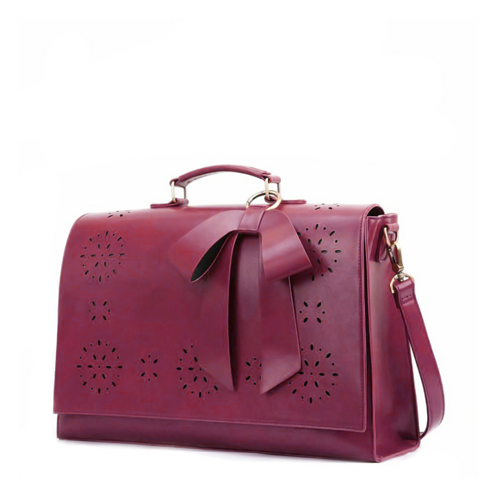 Grace’s Elegant Bow-Tie Satchel