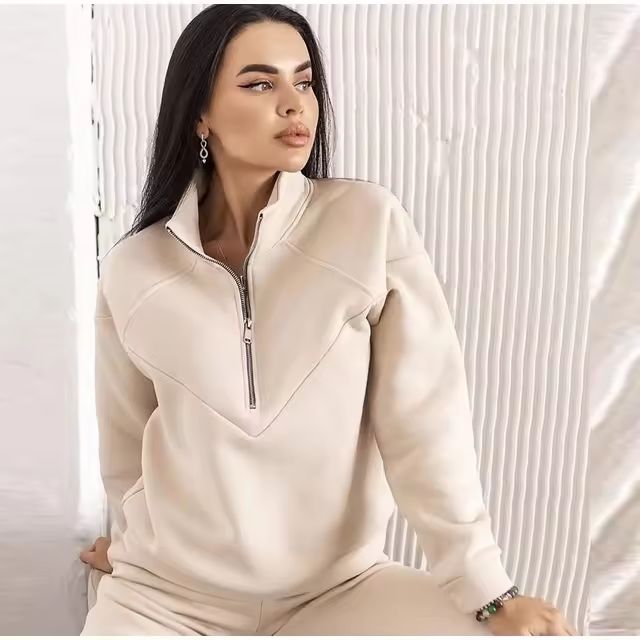 Lily™ - Comfortable Long Sleeve Zipper Tracksuit Set