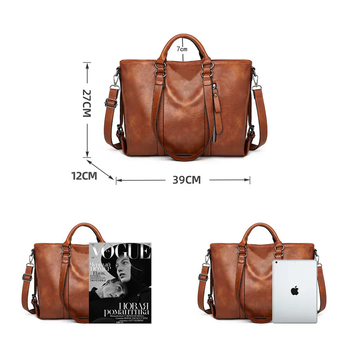 Aurelius™ Large Leather Bag