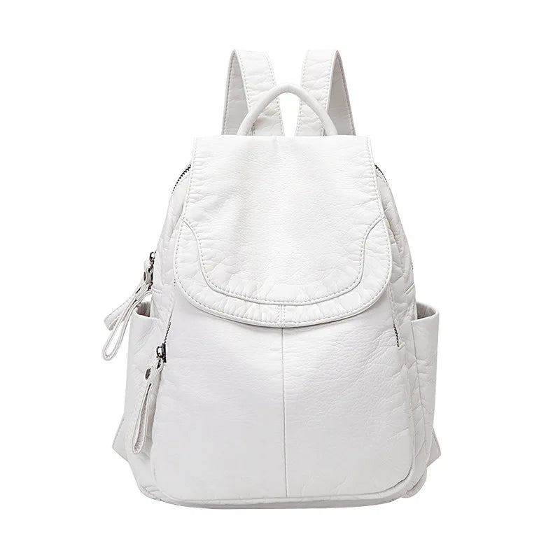 Aurelius™ Washed leather backpack