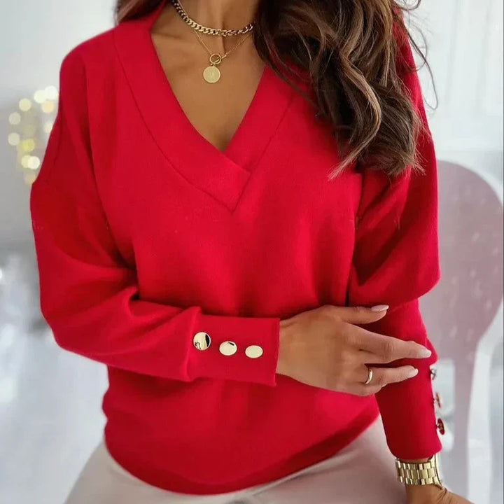 Ivy™ - Stylsih V-Neck Sweater