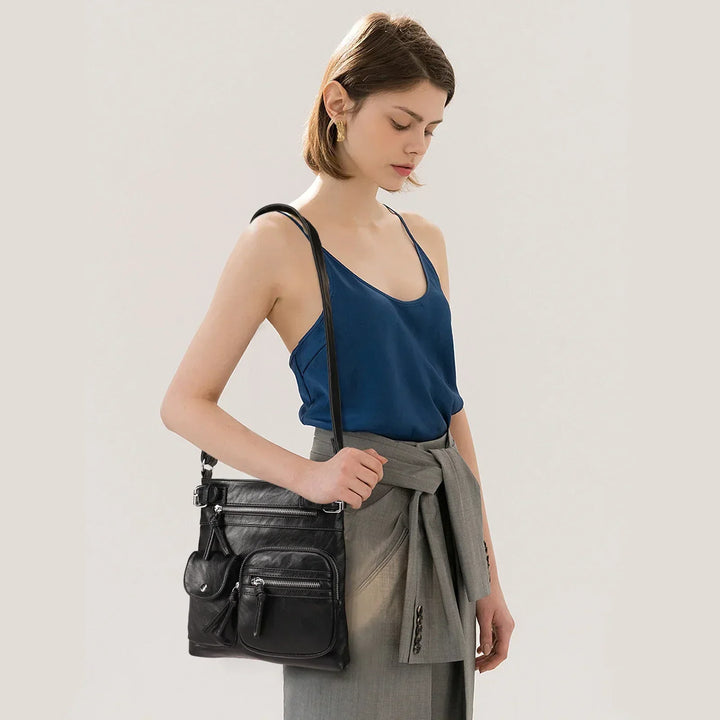 Aurelius™ Soft Leather Shoulder Bag