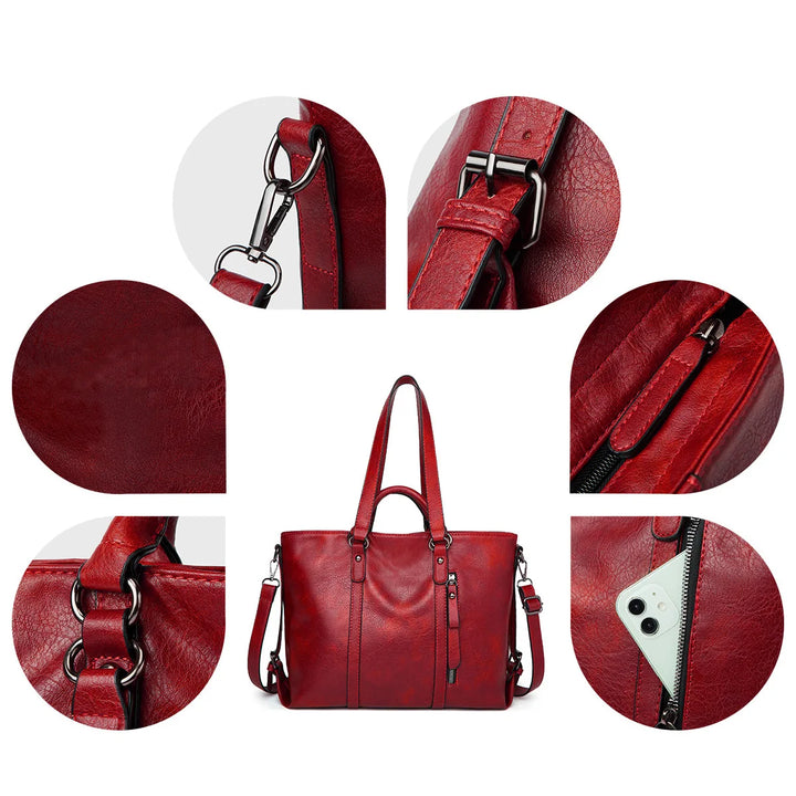 Aurelius™ Large Leather Bag