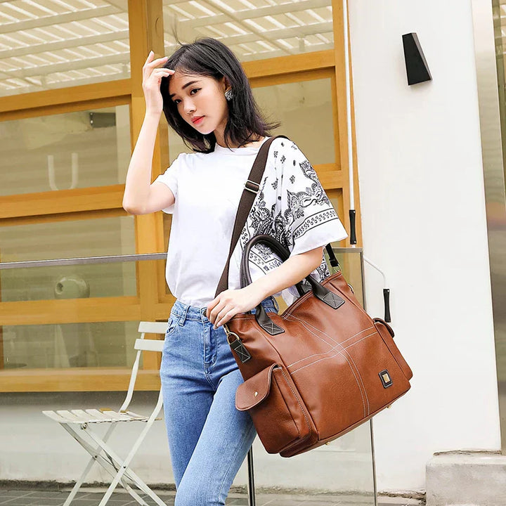 Aurelius™ Large Leather Tote Bag