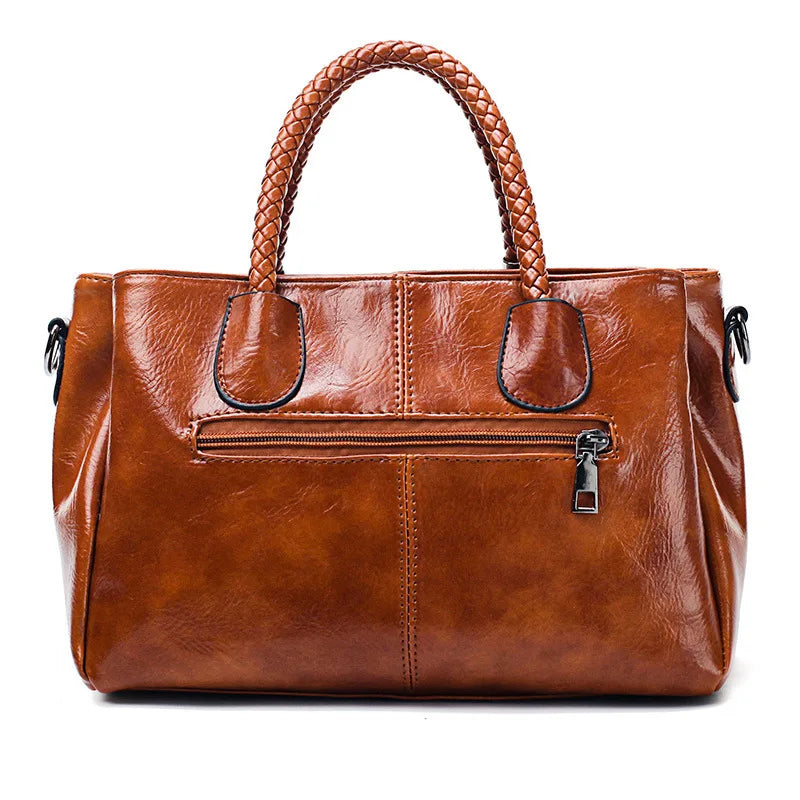 Aurelius™ Elegant Leather Dufflebag