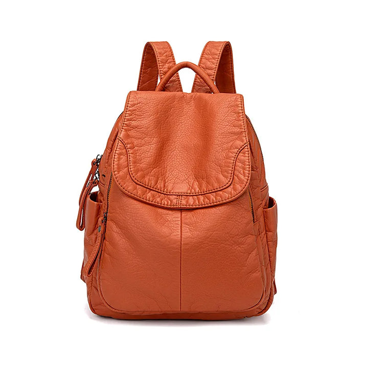 Aurelius™ Washed leather backpack