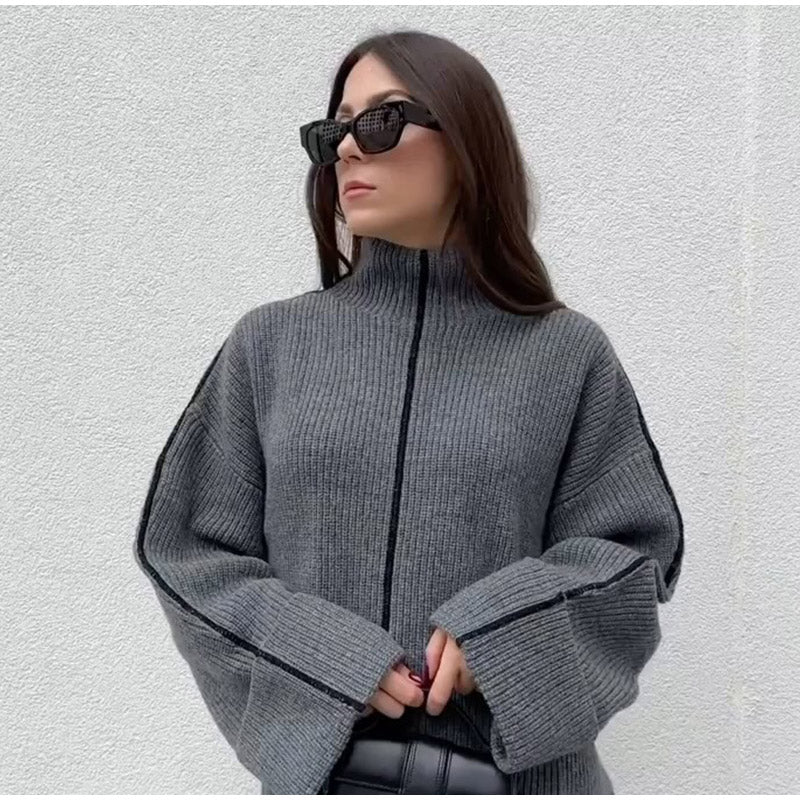 Evelyn™ - Elegant Knitted Turtleneck Sweater