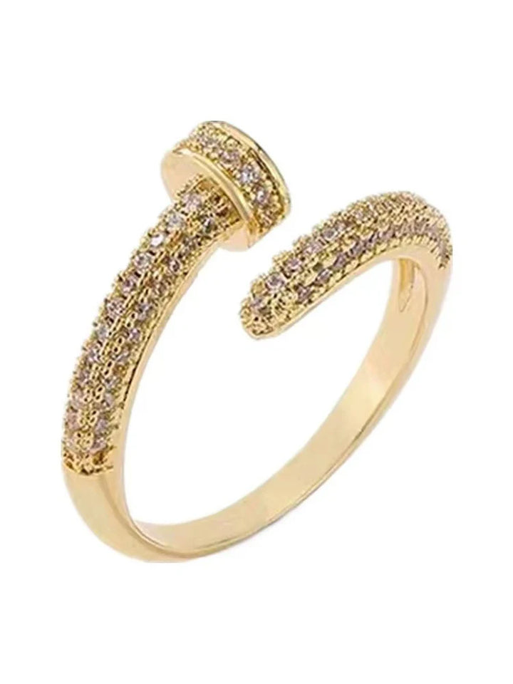 Indy - Gold Plated Adjustable Ring