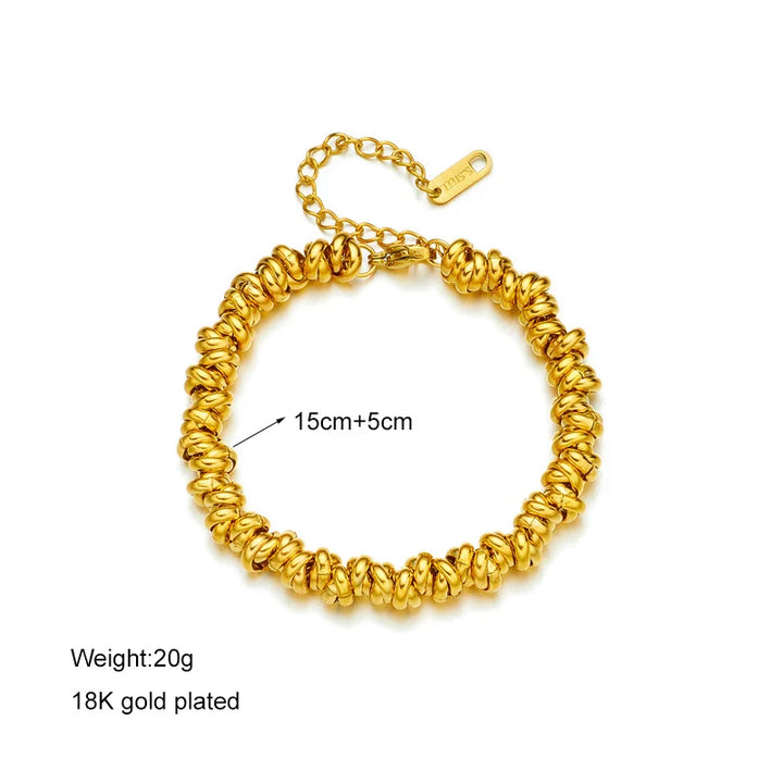 Gold Annularity Bracelet