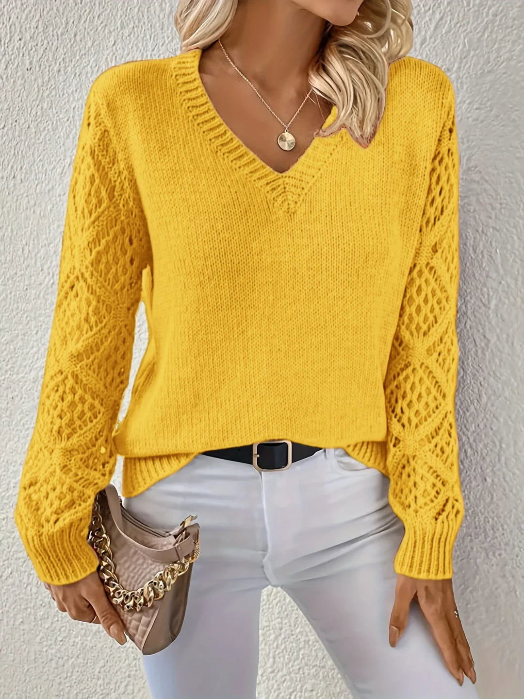 ISABELLE™ | CASUAL V-NECK KNIT SWEATER