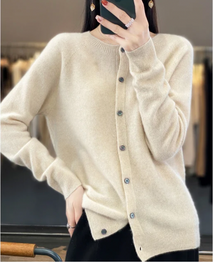 MARIE™ | CARDIGAN IN WOOL COMFORTABLE AND STYLISH