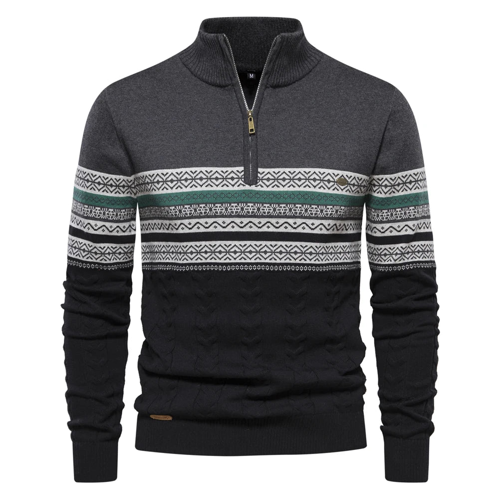 Edward™ - Casual Super Soft Ethnic Pattern Men's Sweater