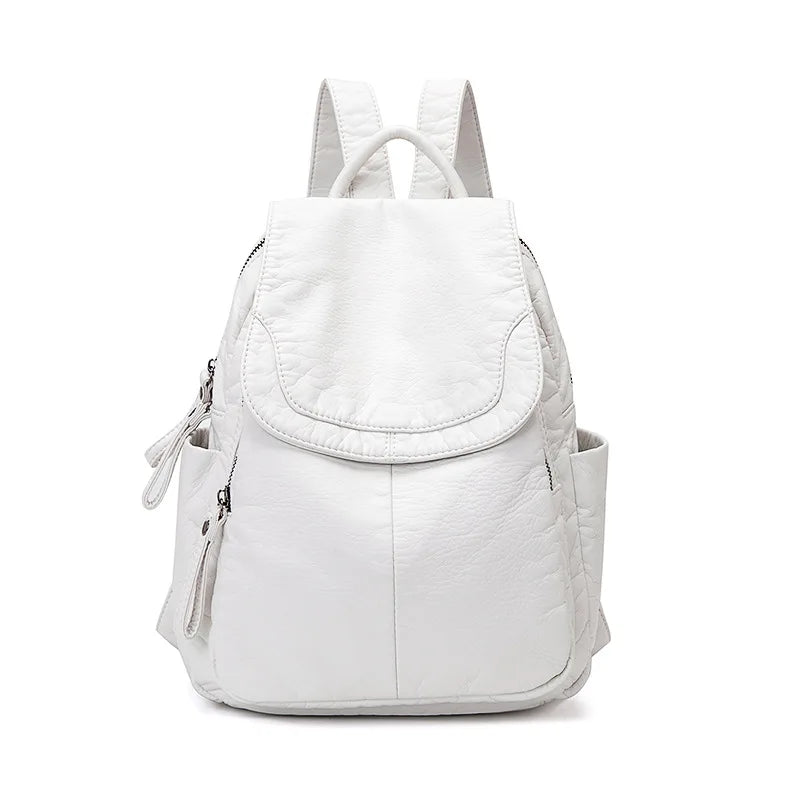 Aurelius™ Washed leather backpack