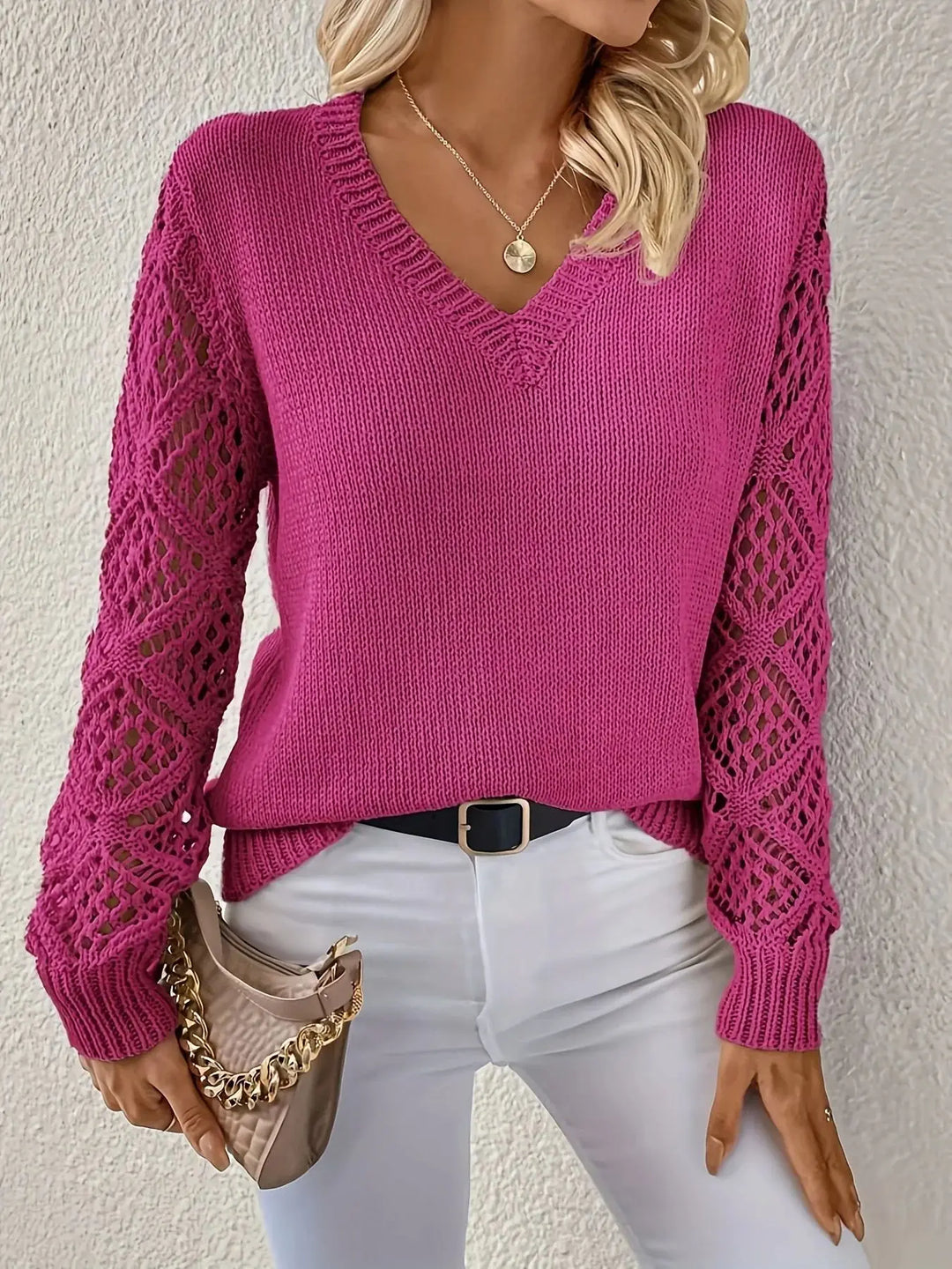 ISABELLE™ | CASUAL V-NECK KNIT SWEATER