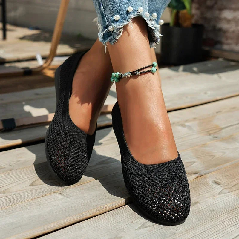 Kiara - Comfy Mesh Ballet Flats