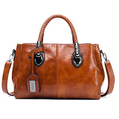 Aurelius™ Elegant Leather Dufflebag