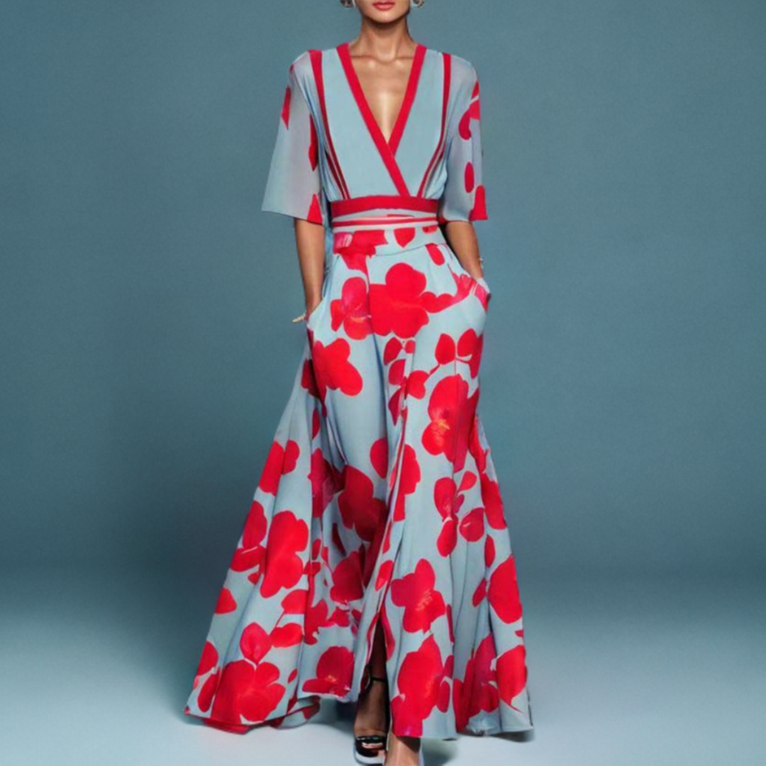 ANDRINA™ | ELEGANTE JURK MET MOUWEN